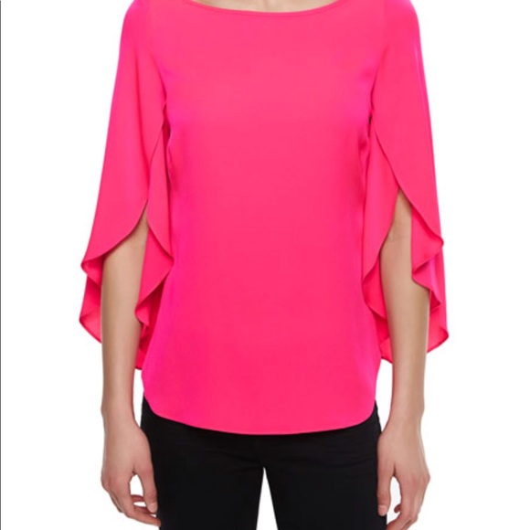 Milly Tops - MILLY stretch charmeuse blouse